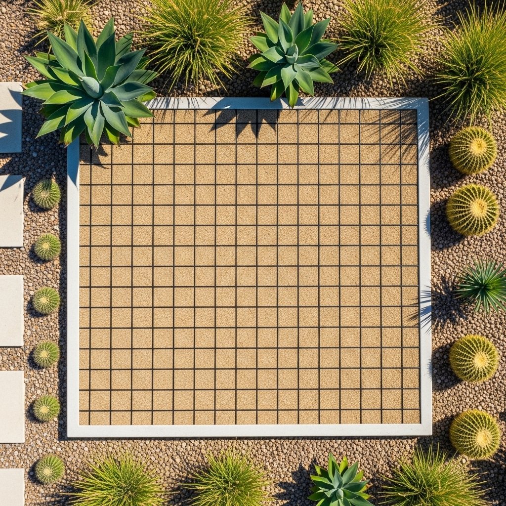 Decomposed Granite with Grid Stabilizers