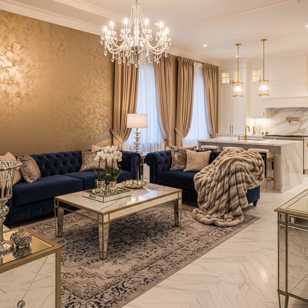 Luxurious Glam Open Concept Design