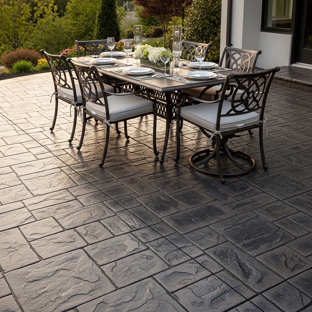 Stamped Concrete Overlay