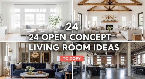 Open Concept Living Room Ideas