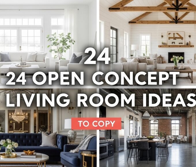 Open Concept Living Room Ideas