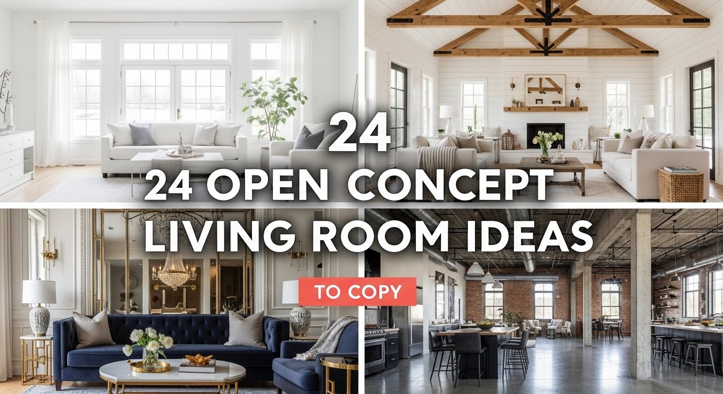 Open Concept Living Room Ideas