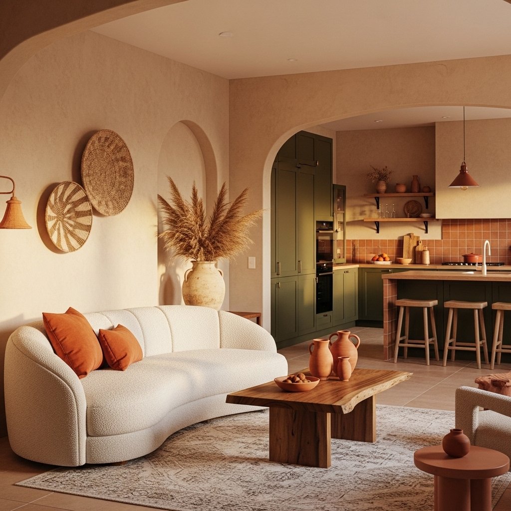 Earthy Organic Modern Open Concept