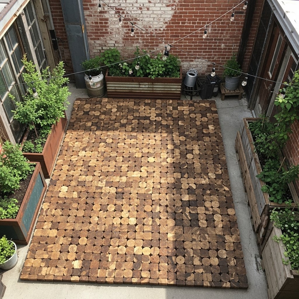 Pressure-Treated Wood Blocks