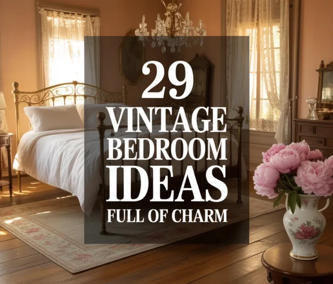 29 Vintage Bedroom Ideas Full of Charm