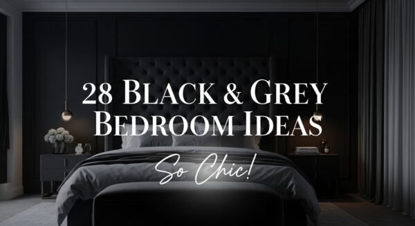 28 Black & Grey Bedroom Ideas So Chic