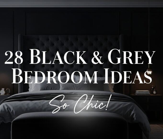 28 Black & Grey Bedroom Ideas So Chic
