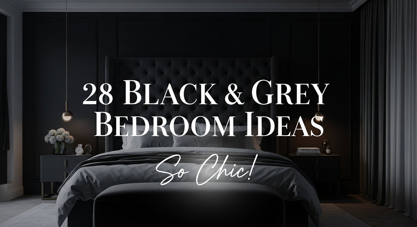 28 Black & Grey Bedroom Ideas So Chic