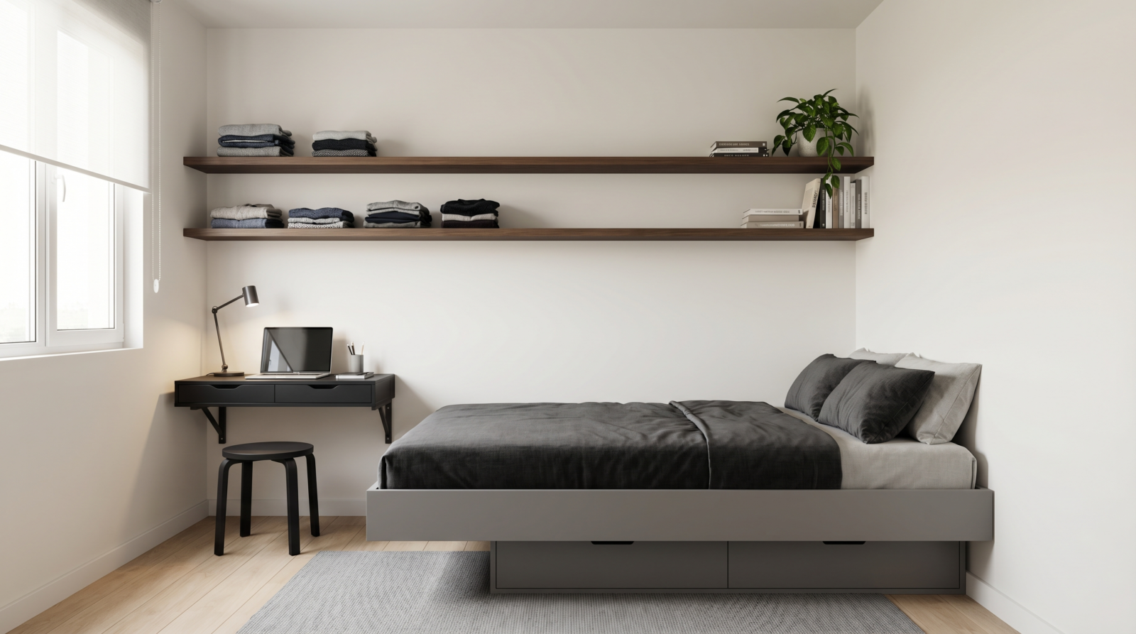 18 Space-Saving Small Bedroom Ideas for Men That Maximize Style & Storage