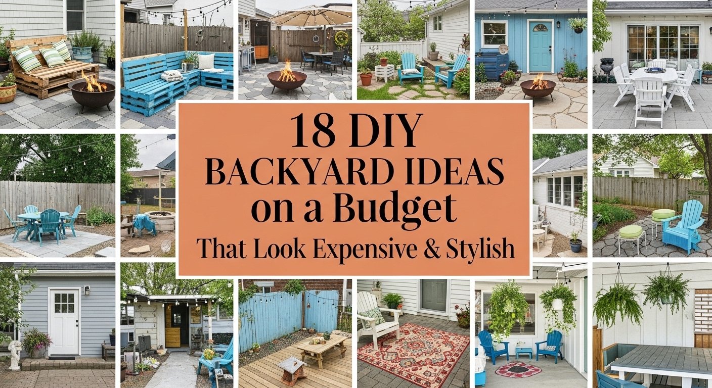 18 DIY Backyard Ideas on a Budget That Look Expensive & Stylish