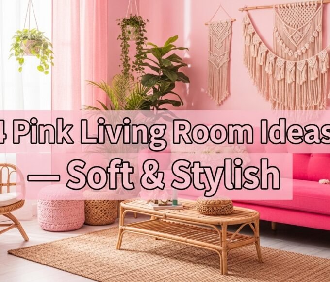 24 Pink Living Room Ideas — Soft & Stylish
